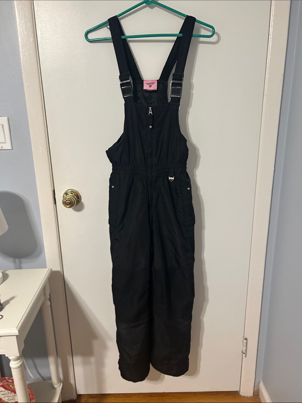 Black Girls Snow Bib Overalls Sz 10/12